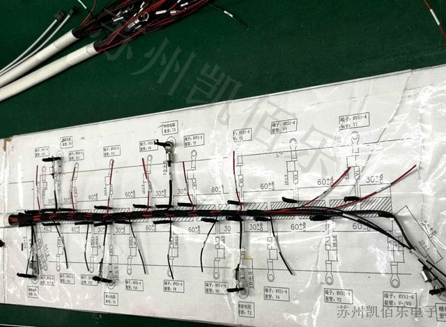 線束加工生產過程種的某一道工序